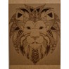 Gravure : un lion