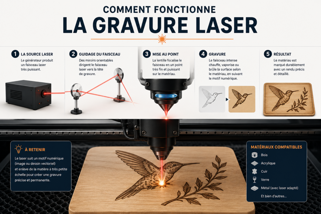 comment fonctionne la gravure laser