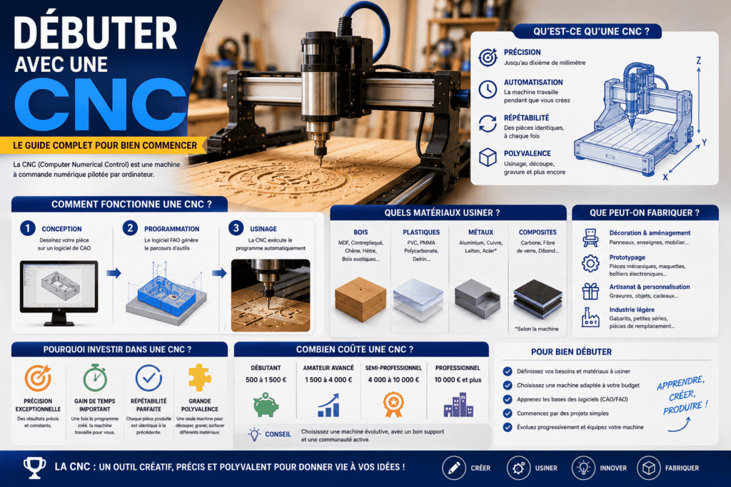 guide complet pour débuter avec la cnc